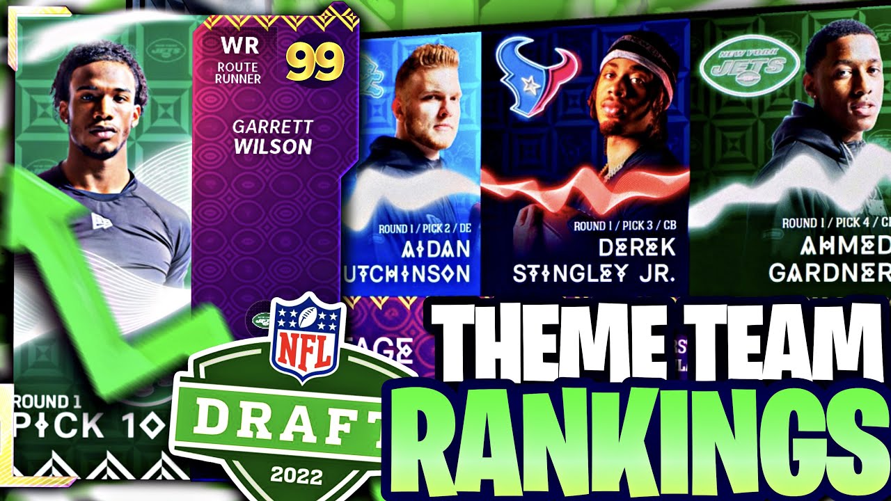 RANKING THE BEST THEME TEAMS IN MADDEN 22 ULTIMATE TEAM!! [UPDATED]