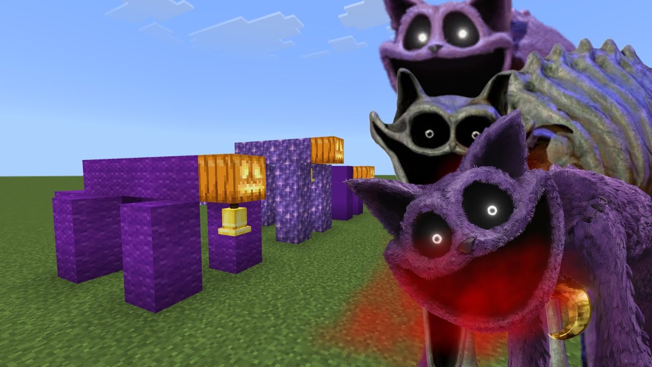 Poppy Playtime Chapter 3 Catnap MOD in Minecraft PE