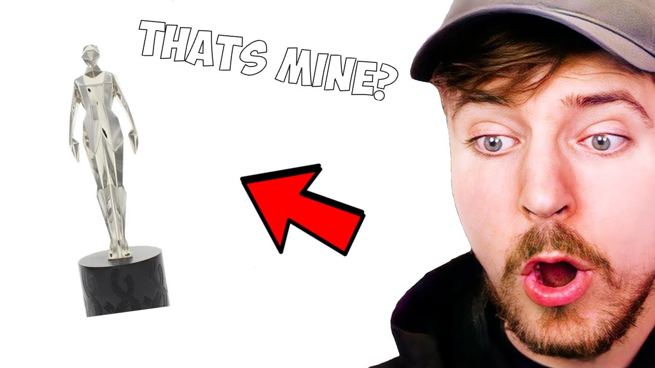 I Got The Award for Breakout Creator - MrBeast