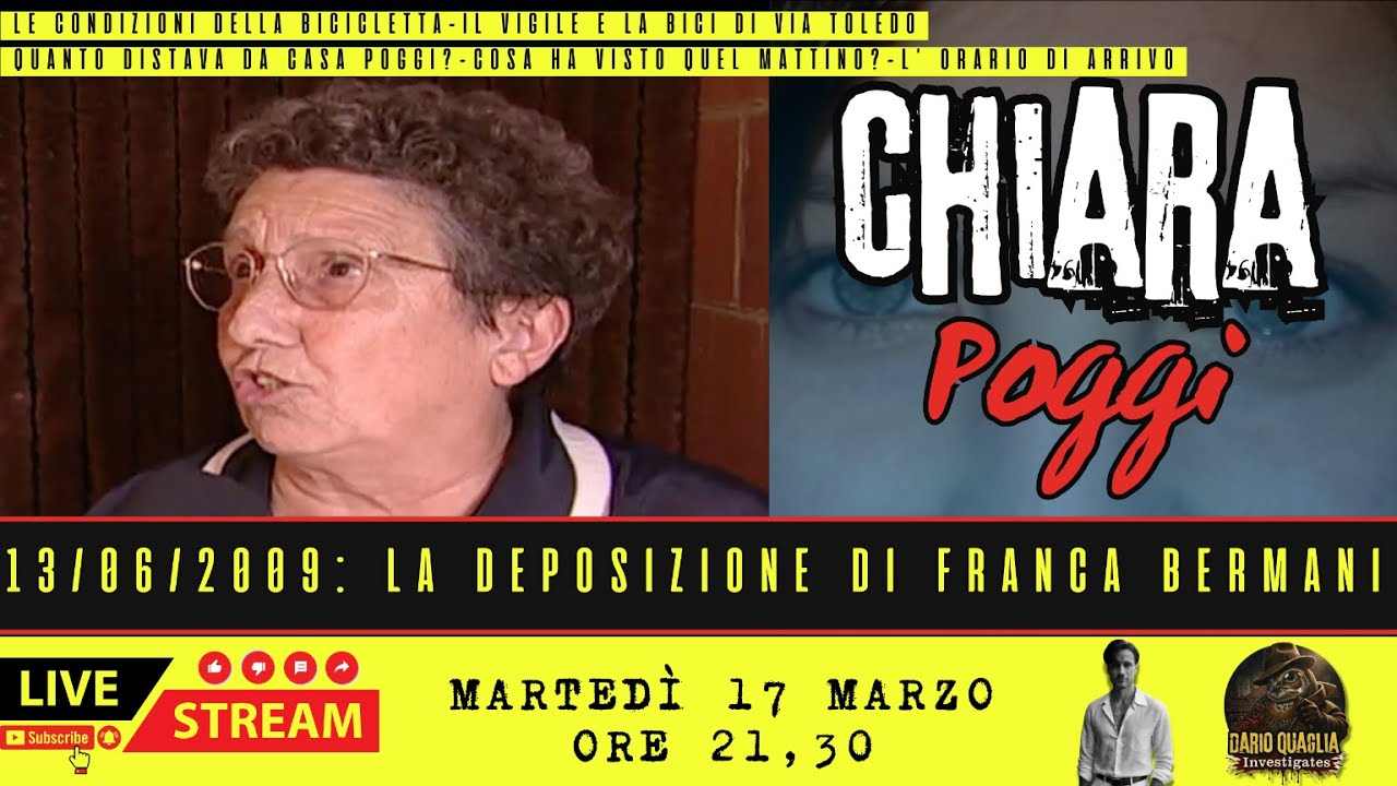 Chiara Poggi_13/06/2009: La deposizione di Franca Bermani