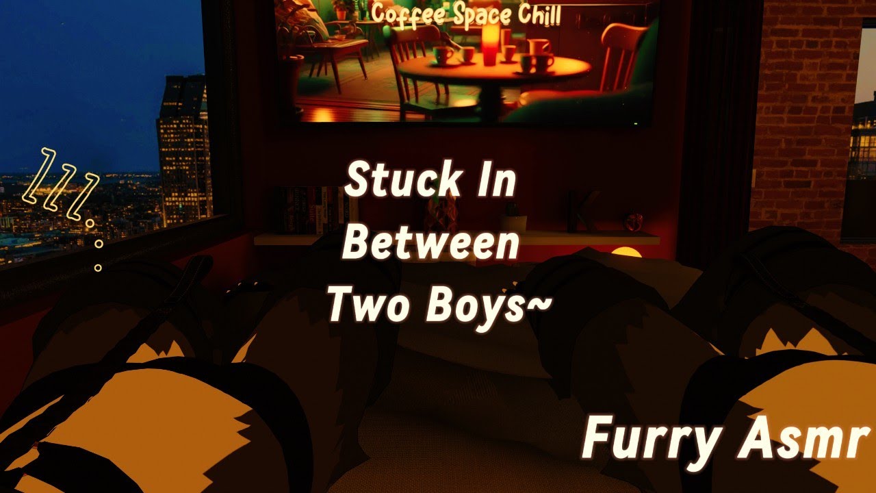 [Furry ASMR] Stuck In Between Two Boys (Breathing)