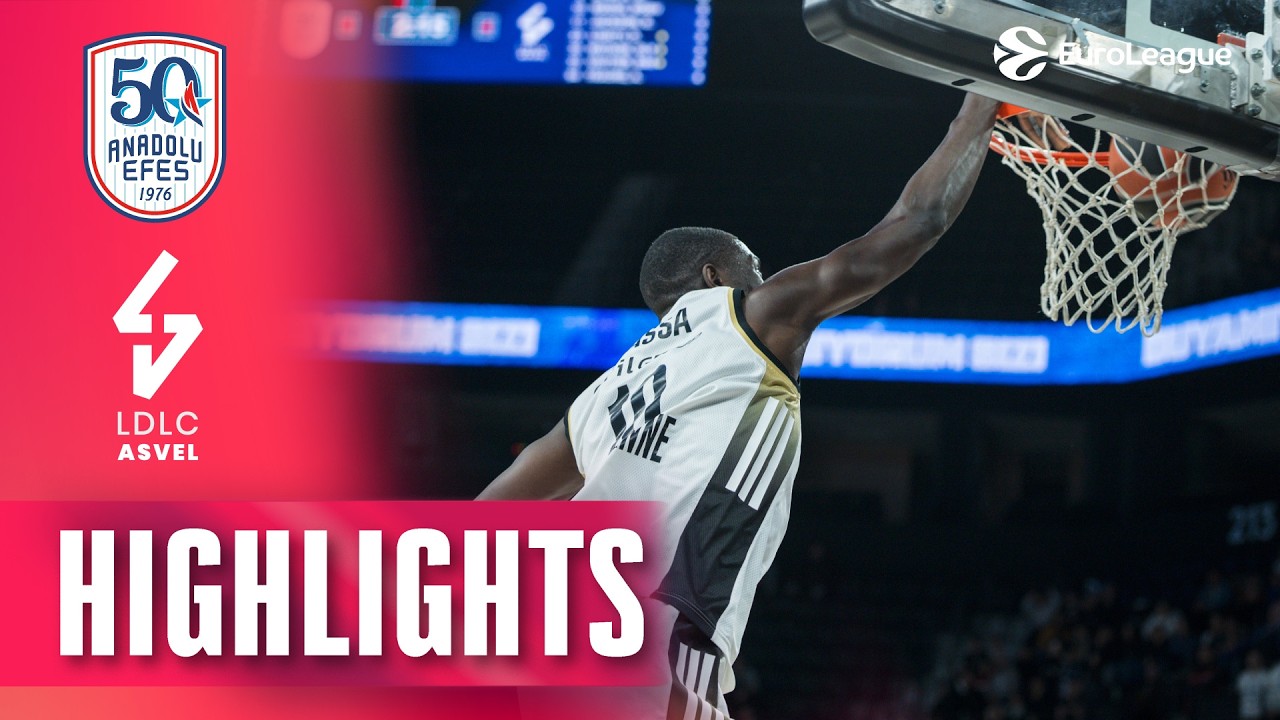 ANGOLA Delivers, Hazer Misses | Efes - ASVEL | R30 Basketball Highlights 2025-26