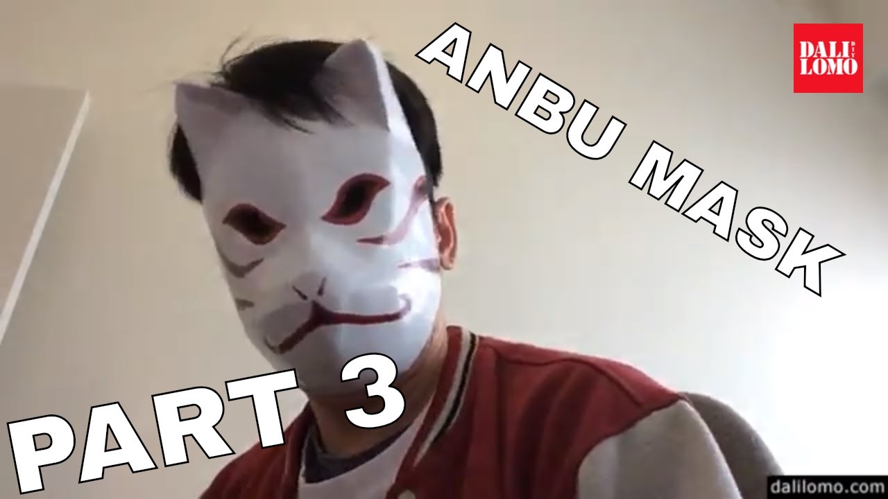 DIY Kakashi Anbu Mask Part 3 - Naruto Cosplay