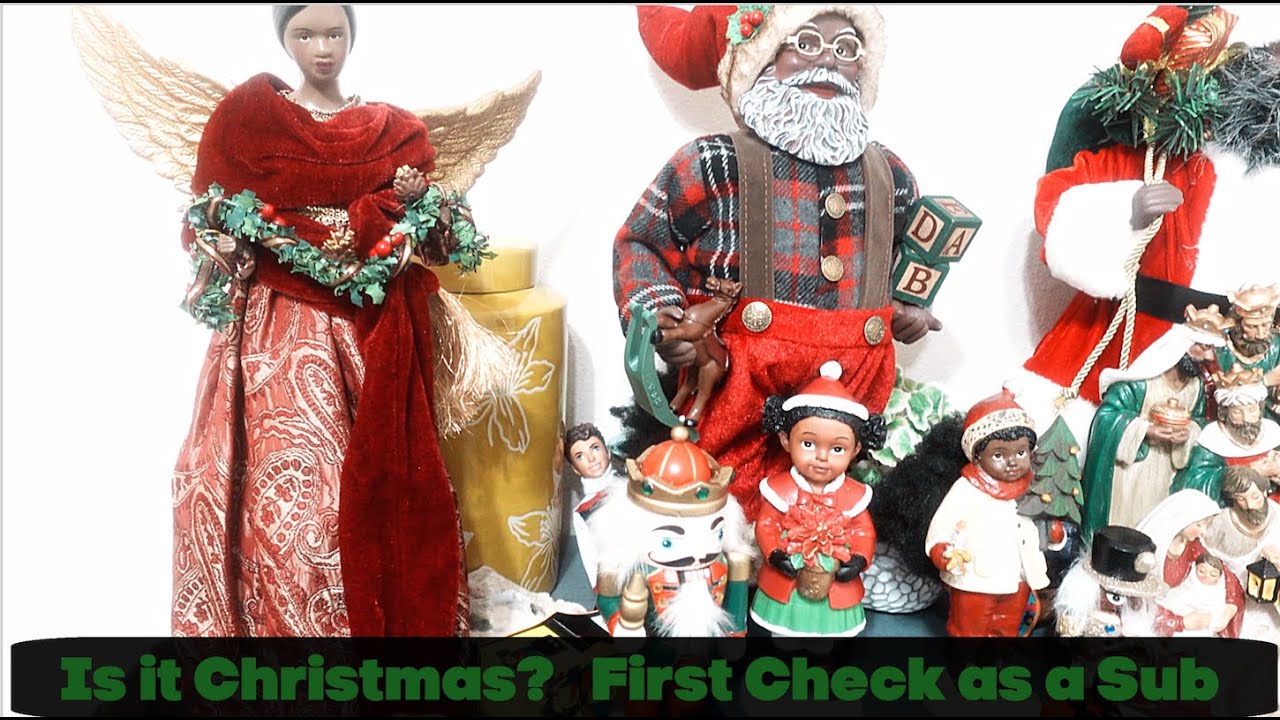Ready for Christmas...I got my First Paycheck