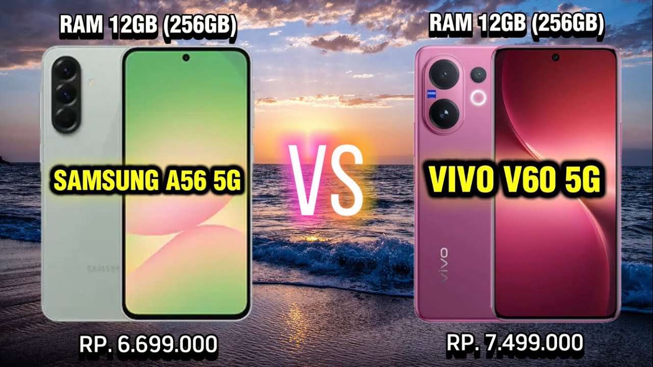 Samsung A56 5G vs Vivo V60 5G! SIAPA YANG LEBIH UNGGUL?? 😱 🔥