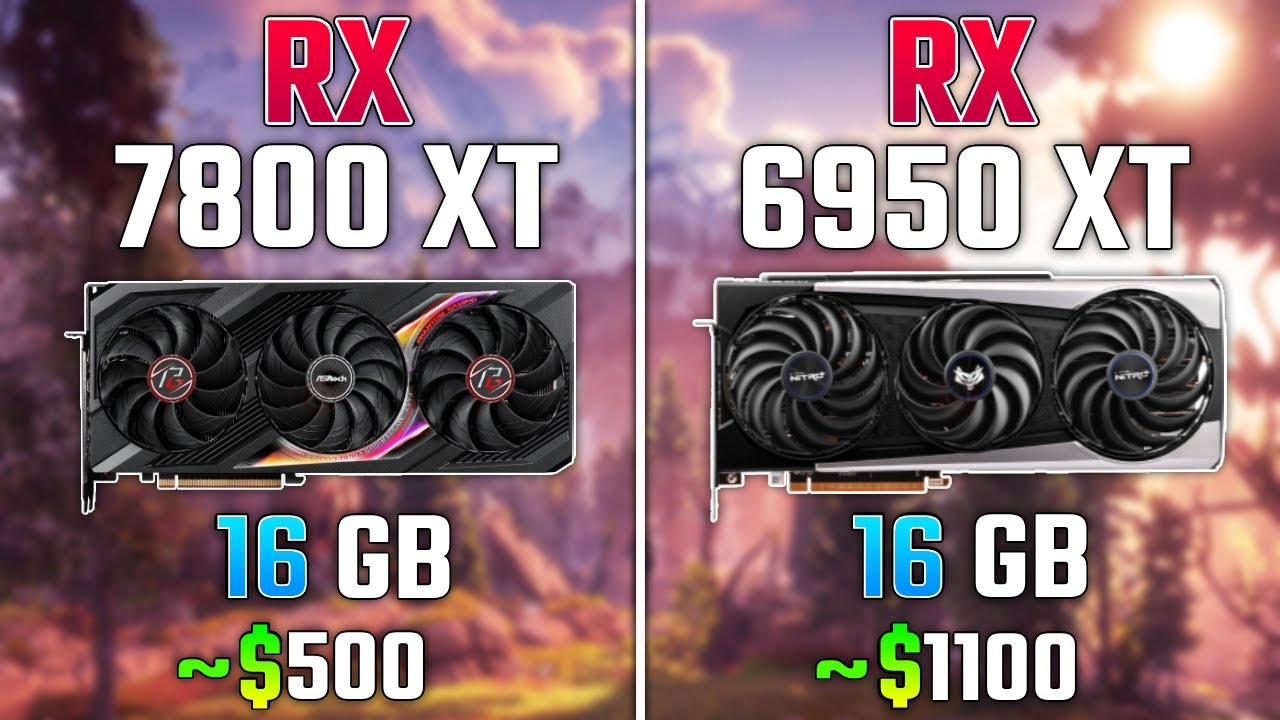 RX 7800 XT vs RX 6950 XT | Test in 7 Games