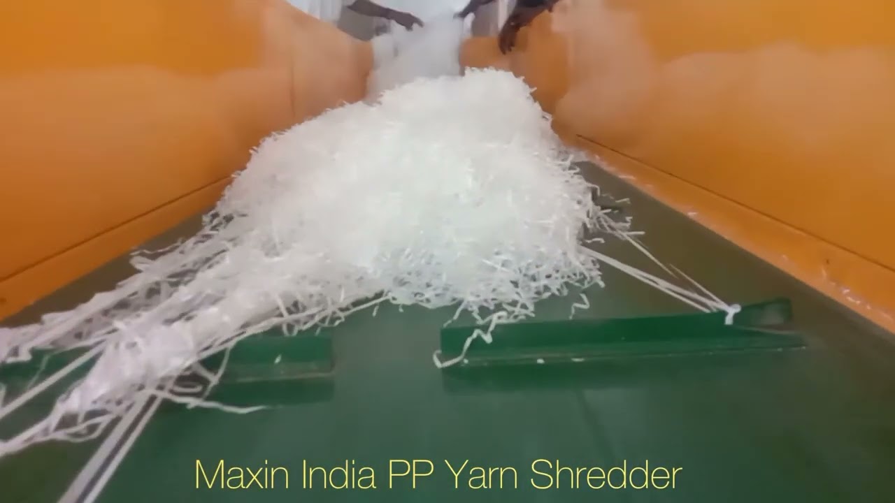 Plastic Yarn Crusher, #PPWovenbagsShredding, #PPPolyesterYarnShredder #PPolyesterFiberShredder,