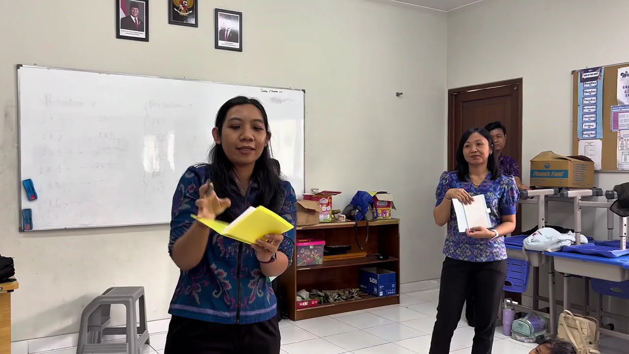 Belajar Gosok Gigi & Menabung Sejak Dini  Program FKIK Unwar di SD Aruna Vidya Denpasar