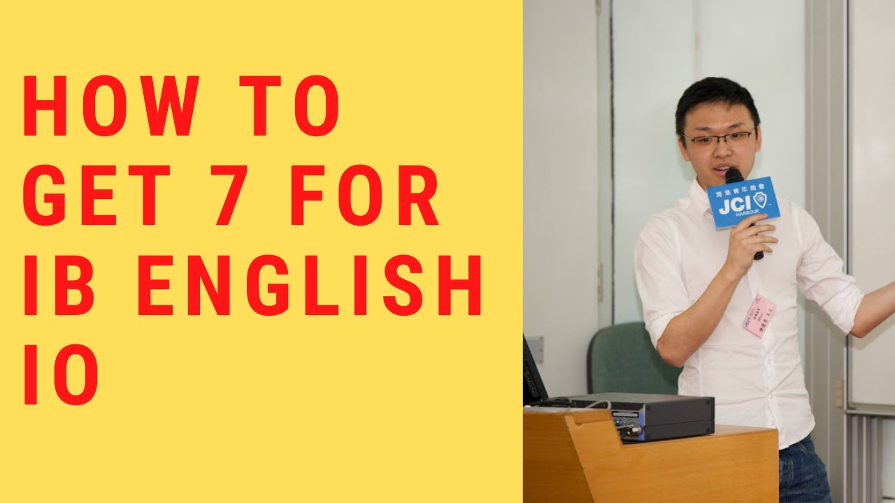 How to get a Level-7 for your IB English Interactive Oral (IO)