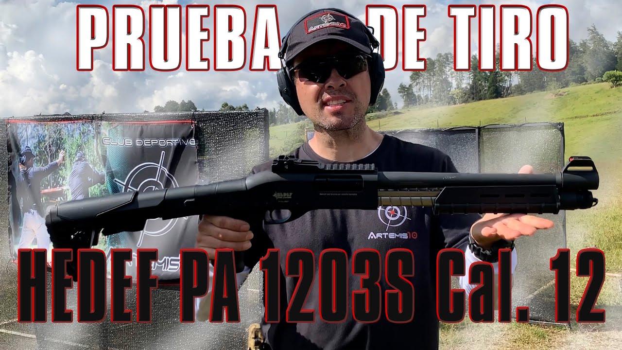 Escopeta Hedef  PA 1203S Prueba de Tiro