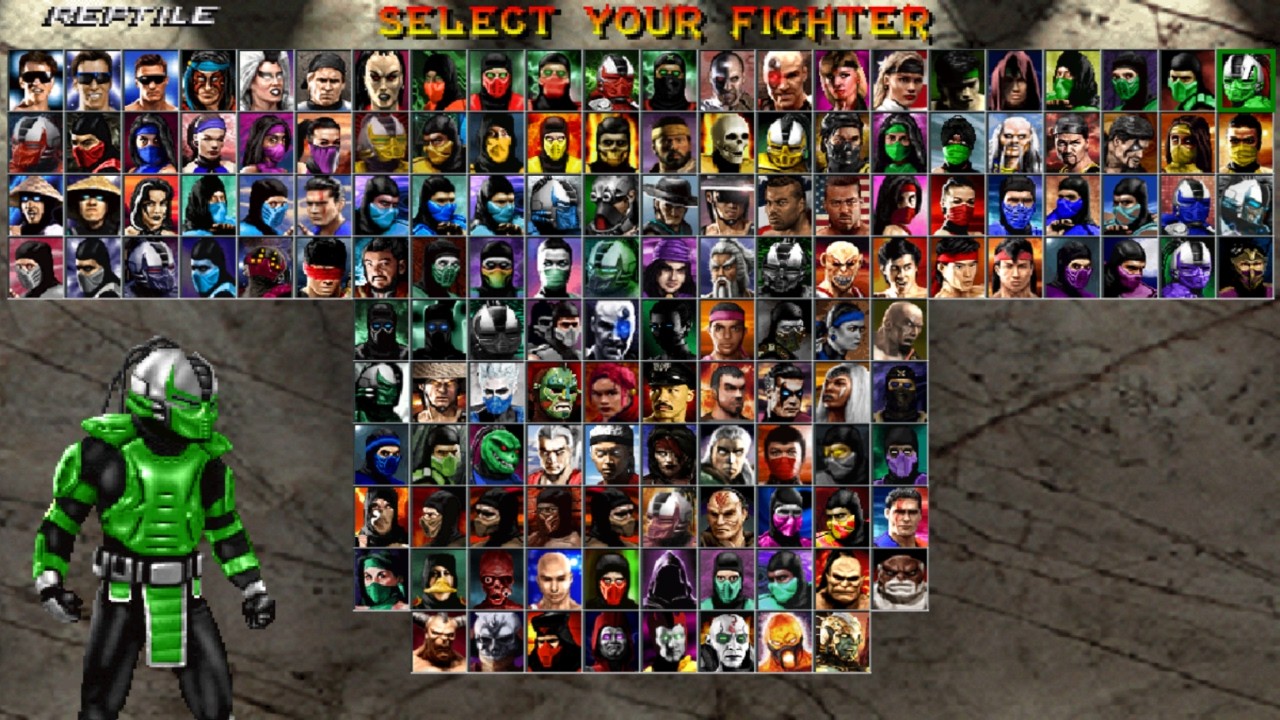 Прохождение Mortal Kombat Project Expanded Plus Ultimate 2026 Cyber ​​Reptile