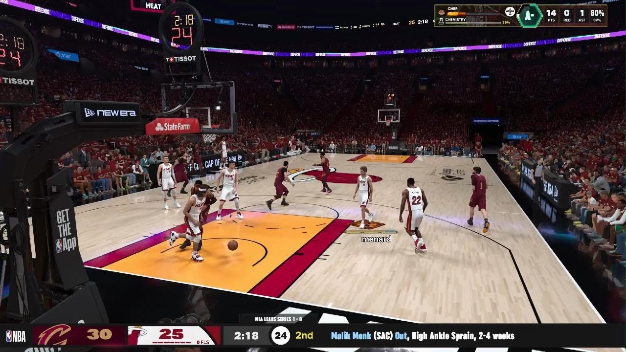 NBA 2K26 my carrer game 2 round 2