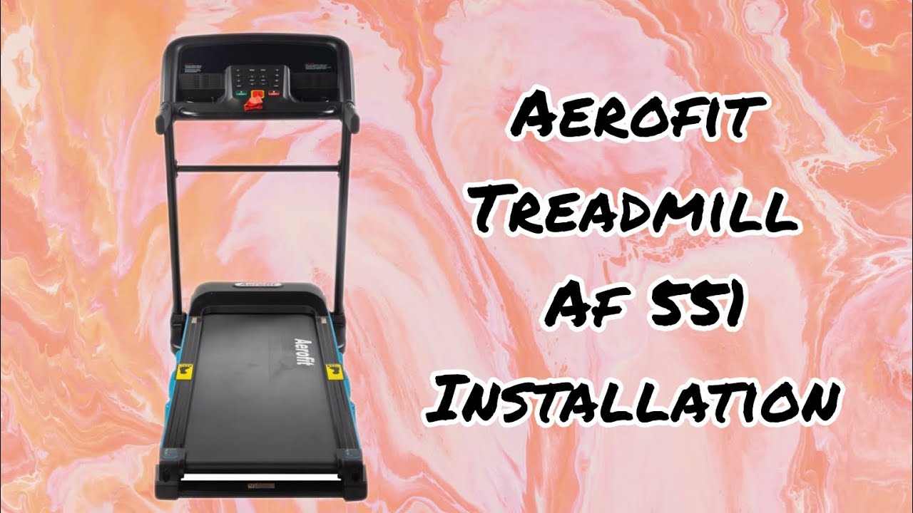 Aerofit treadmill AF 551 | Installation and Assembling  #fitnessequipment #youtube #gofitstudio