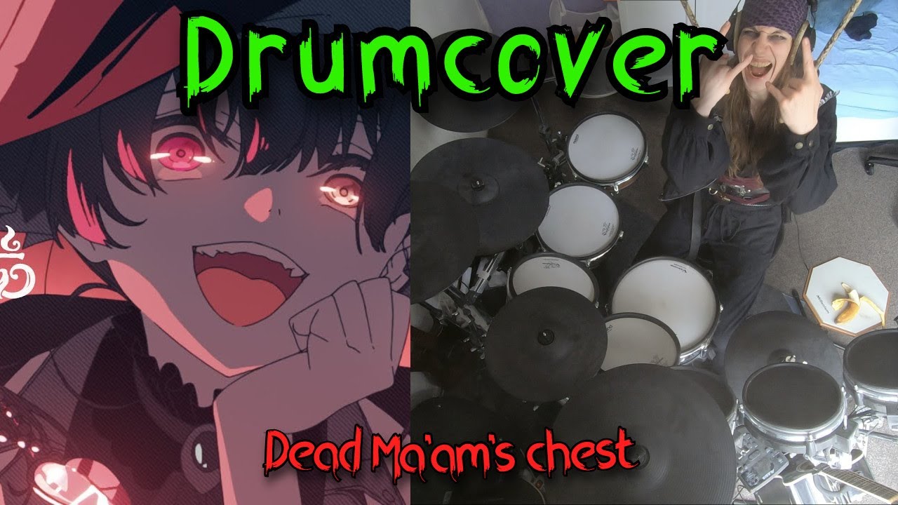 Houshou Marine - Dead Ma’am’s Chest (幽霊船戦) - Drumcover by Jaelle (叩いてみた)