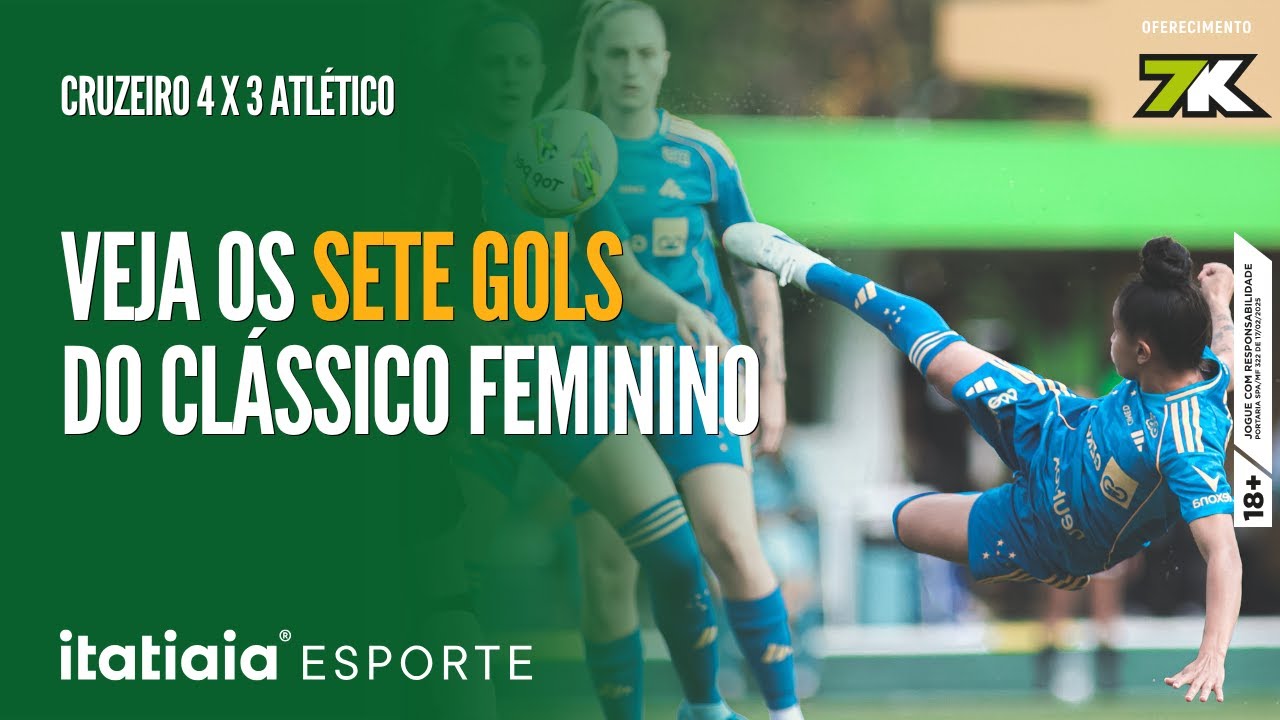 VEJA OS SETE GOLS DO CL&Aacute;SSICO PELO CAMPEONATO MINEIRO FEMININO