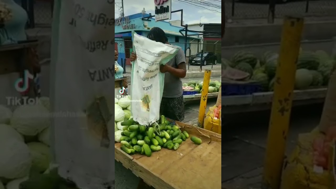 Spanish town market