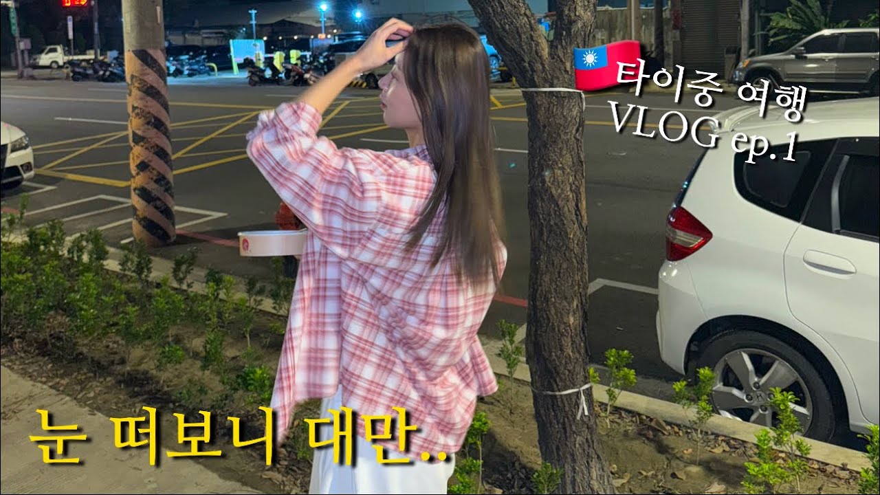 [VLOG] 🇹🇼대만 타이중 여행 ep.1  / 지팅훠궈 / 까르푸 / 충효야시장 / 타이중공항 / 대만달러 / 트래블로그 인출 / 타이중역 호텔 / taiwan
