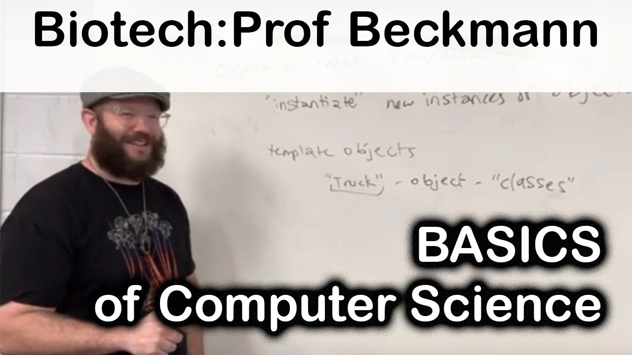 Basics of Computer Science for Biology and Biotechnology
