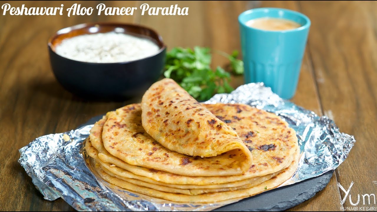 Peshawari Aloo Paneer Paratha