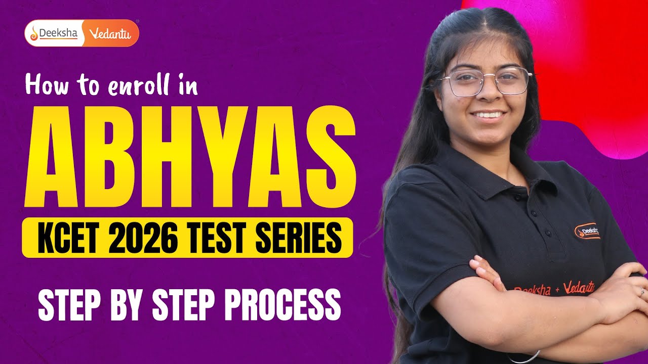 ✅ How to Enroll in ABHYAS KCET Test Series 2026 (Step-by-Step) | Aditi Ma&rsquo;am