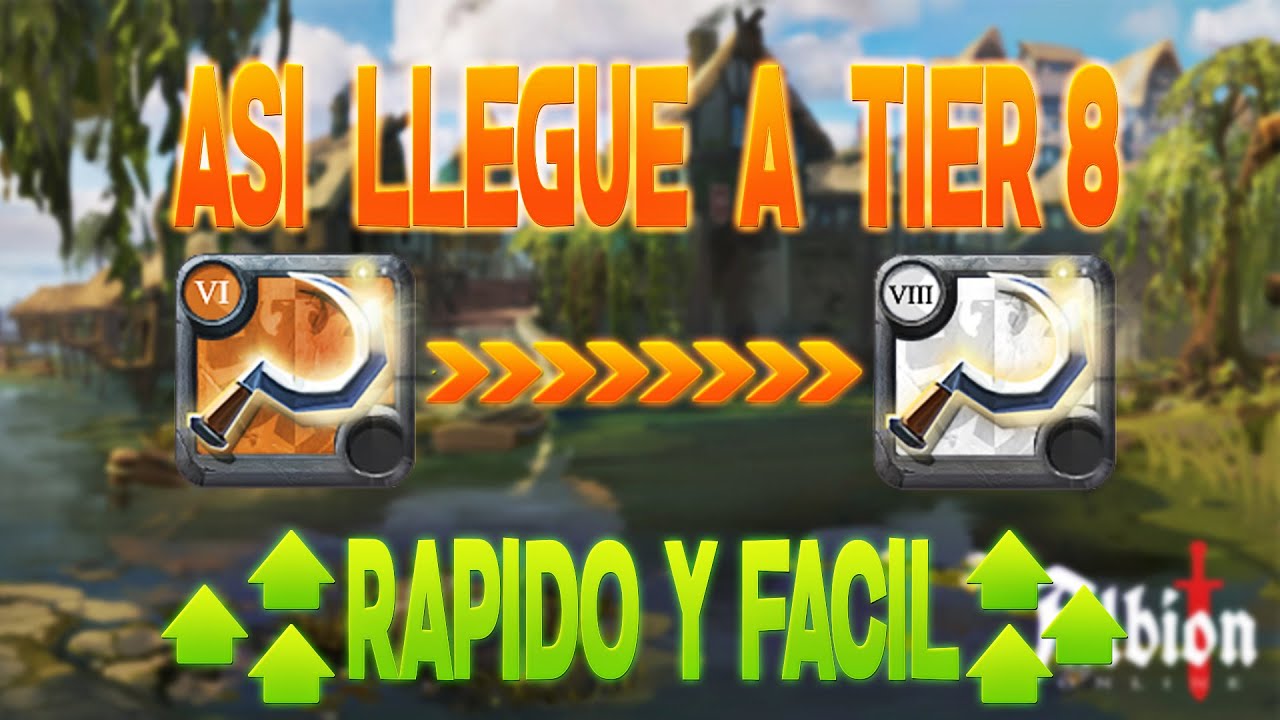 ASI ES COMO LLEGUÉ A TIER 8 DE RECOLECTOR DE FIBRA RAPIDO Y FACIL | ALBION ONLINE