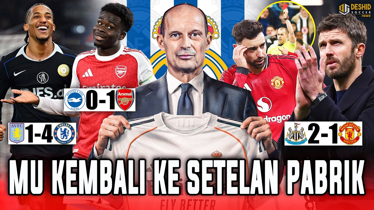 KACAU! MU Diobok-Obok 10 Pemain Newcastle 🤣 Chelsea COMEBACK Aston Villa 🔥 Arsenal Kokoh di Puncak