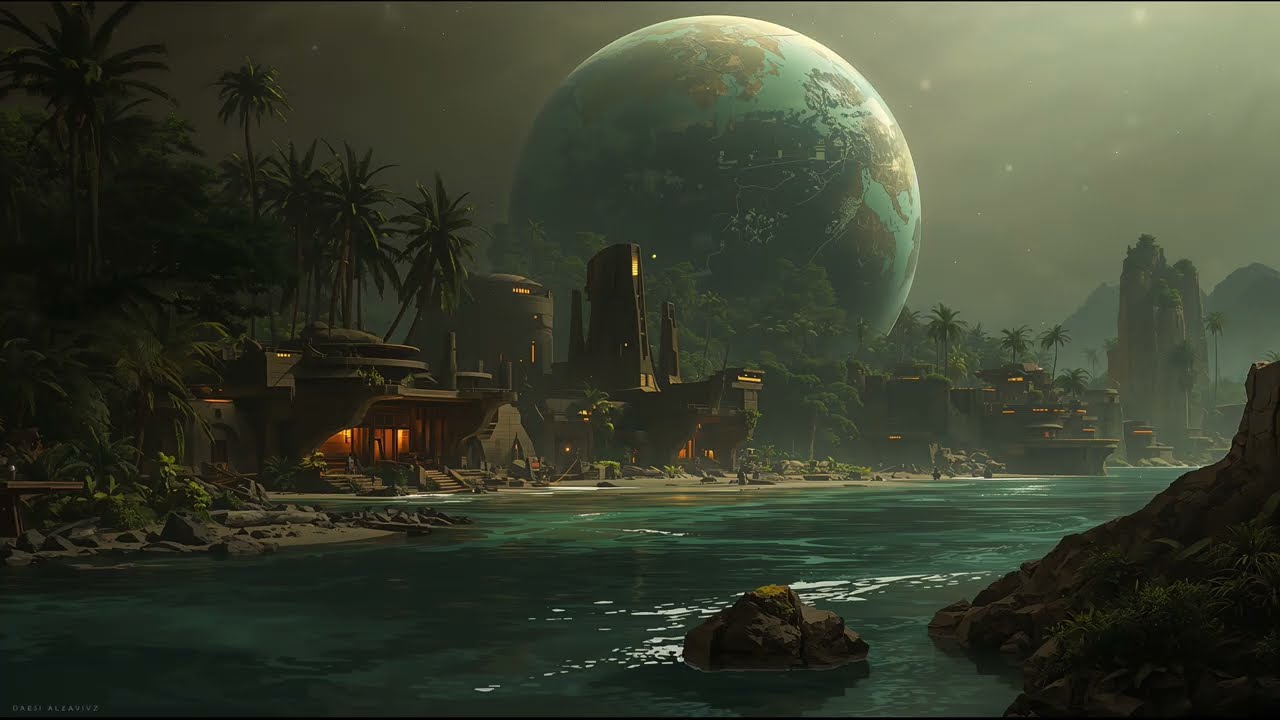 Beneath the Golden Dunes | Epic Sci-Fi Ambient Soundscape