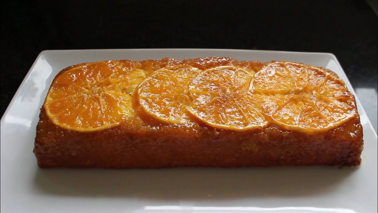 Gâteau renversé à l'orange très moelleux