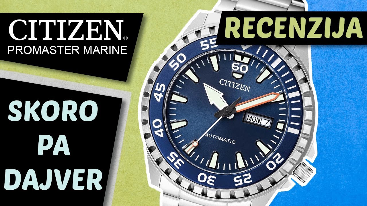 LIČI NA RONILAČKI SAT, ALI NIJE - Citizen Promaster Marine NH8389-88LE