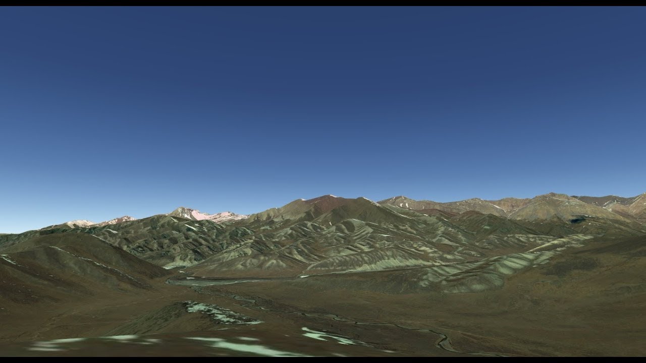 Река Каркара на границе Казахстана и Киргизии