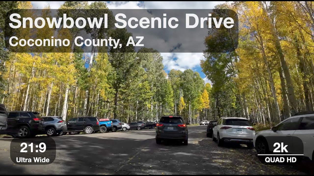 Snowbowl Scenic Drive | 21:9 Aspect Ratio, 2k QHD Resolution