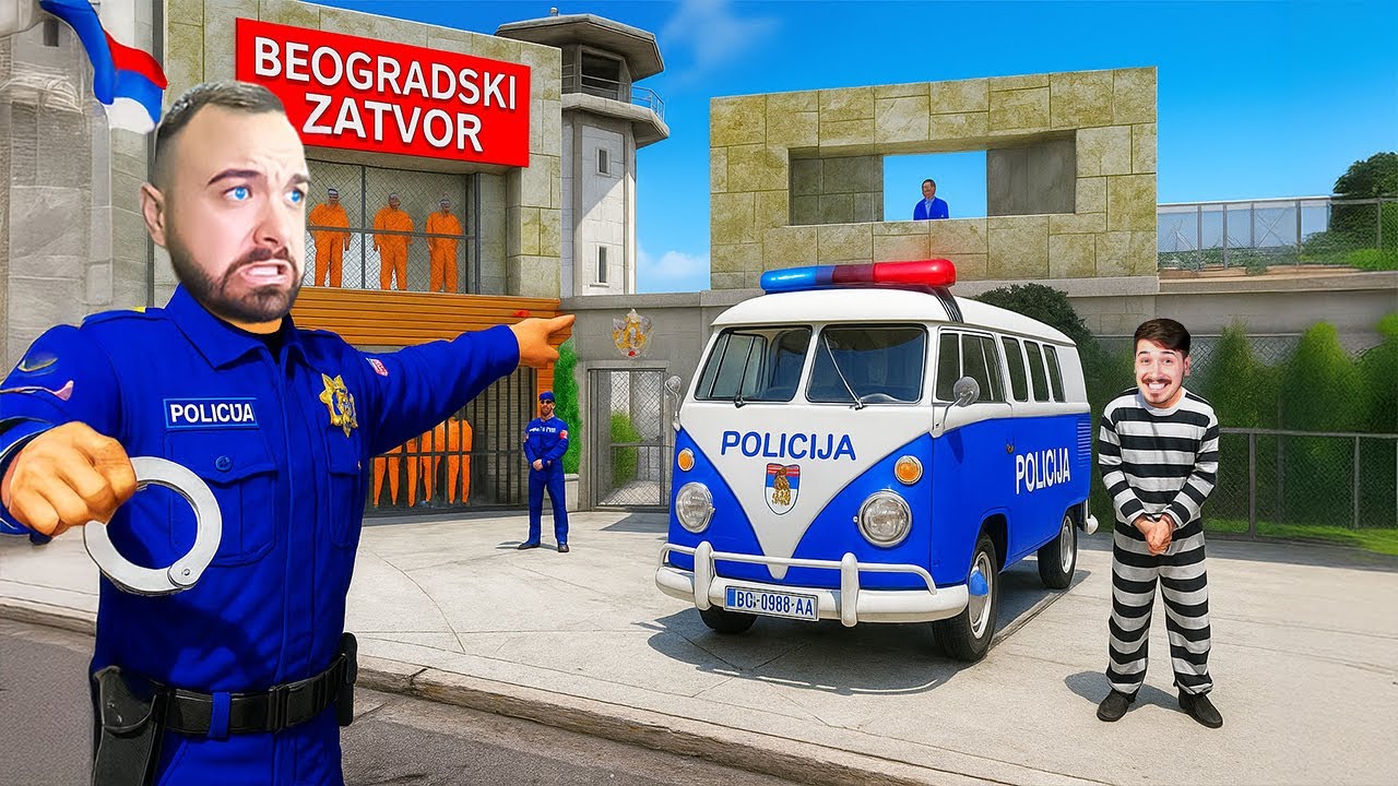 IMPE JE ZAV&Scaron;RIO U ZATVORU U BEOGRADU !!! 🤣  GTA 5 ŽIVOT #11