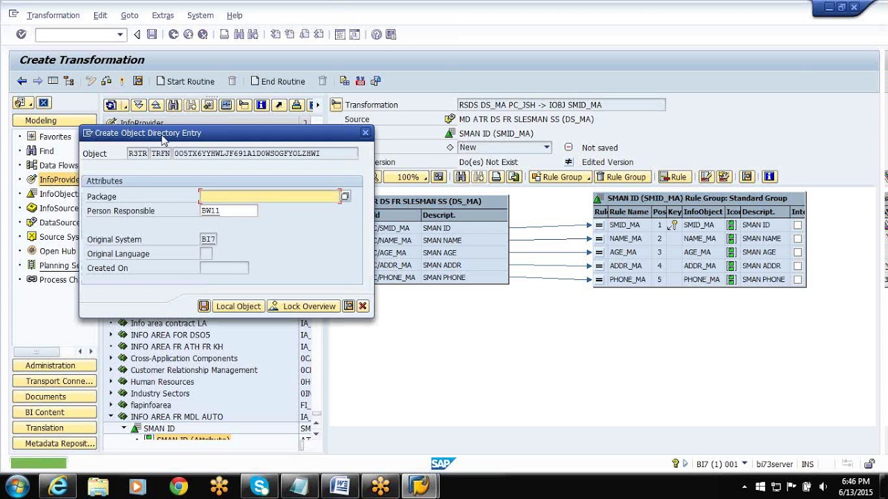 Master Data Loading for Auto Data Loading Transformations &DFD in SAP-BI/BW