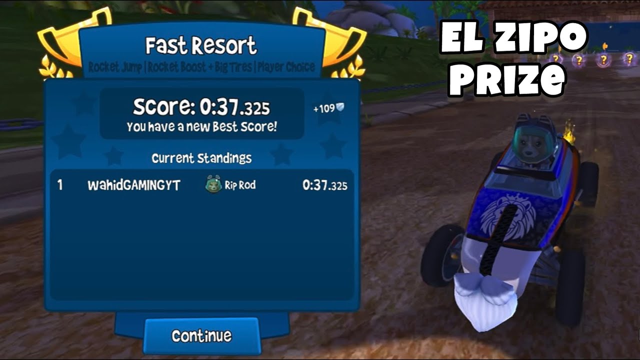 Fast Resort 🏞️ El Zipo prize 🏆 Beach 🏖️ Buggy Racing 2