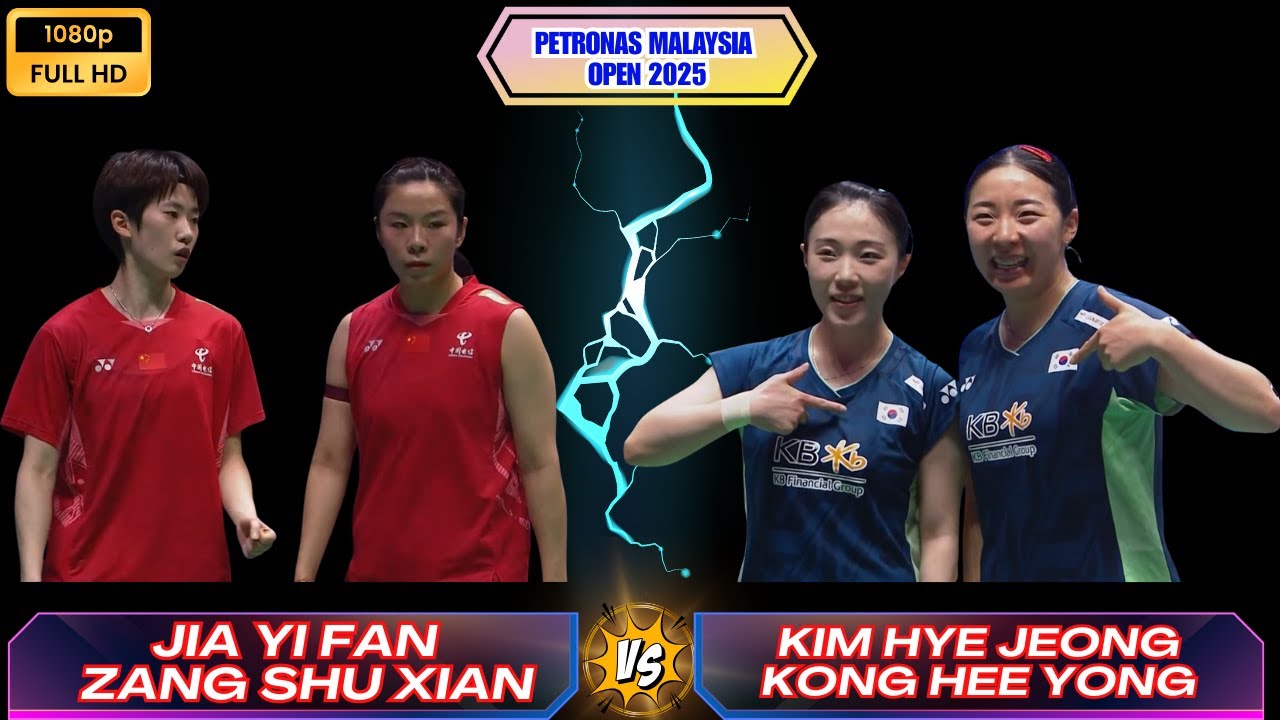 김혜정 & 공희용 vs 자이이판 & 장슈셴 | 2025 싱가포르 오픈 여자복식 SF 하이라이트
