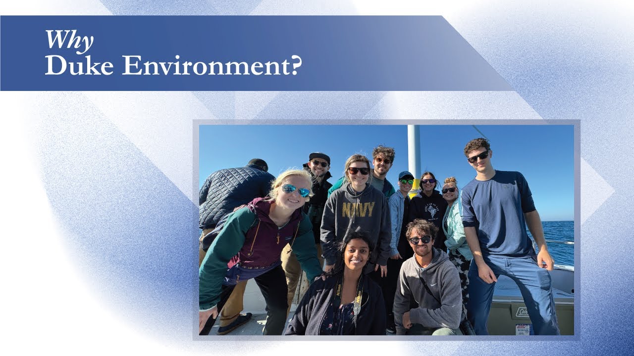 Why Duke Environment?