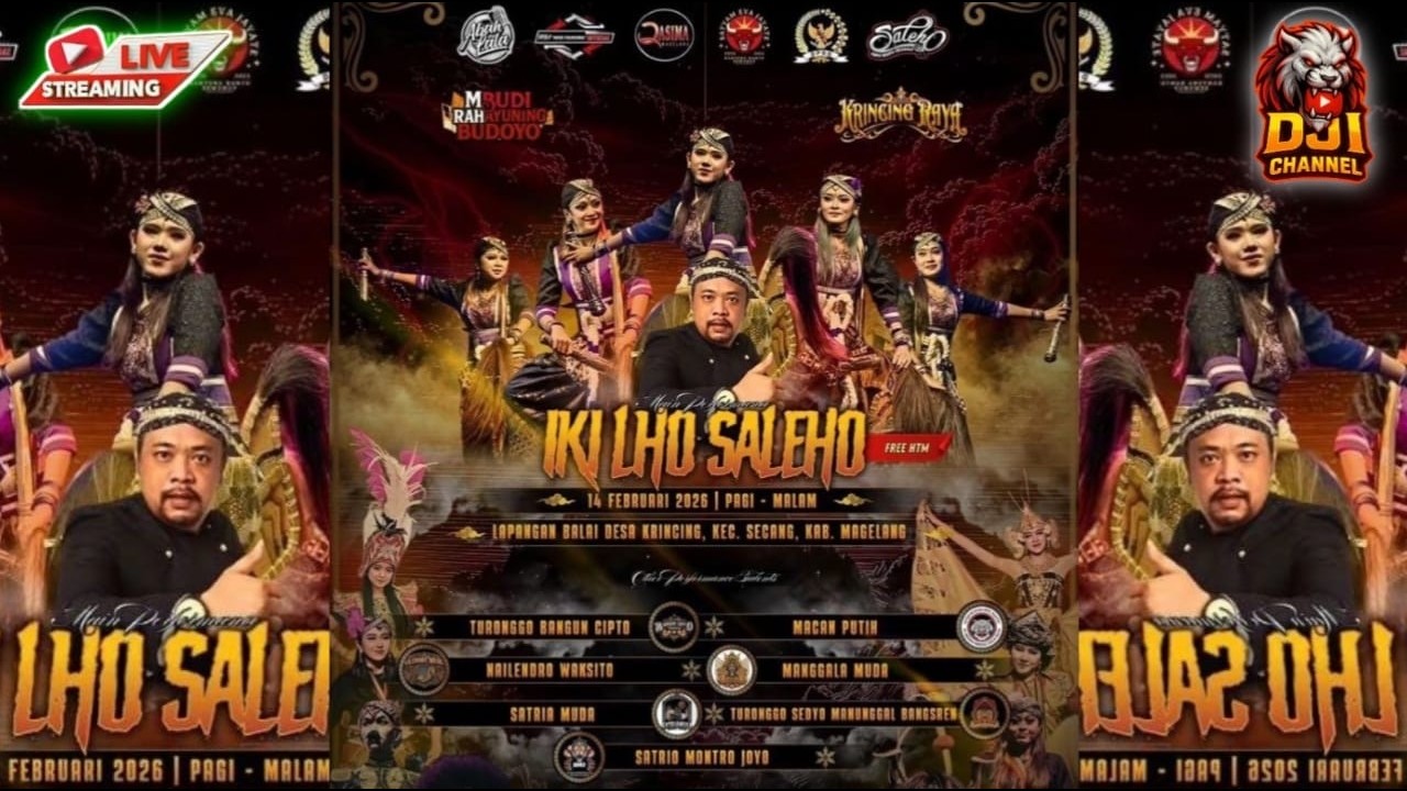 LIVESREAMING Mbudi Rahayuning Budoyo #2 Lapangan Balai Desa Krincing Secang Magelang #kesenian
