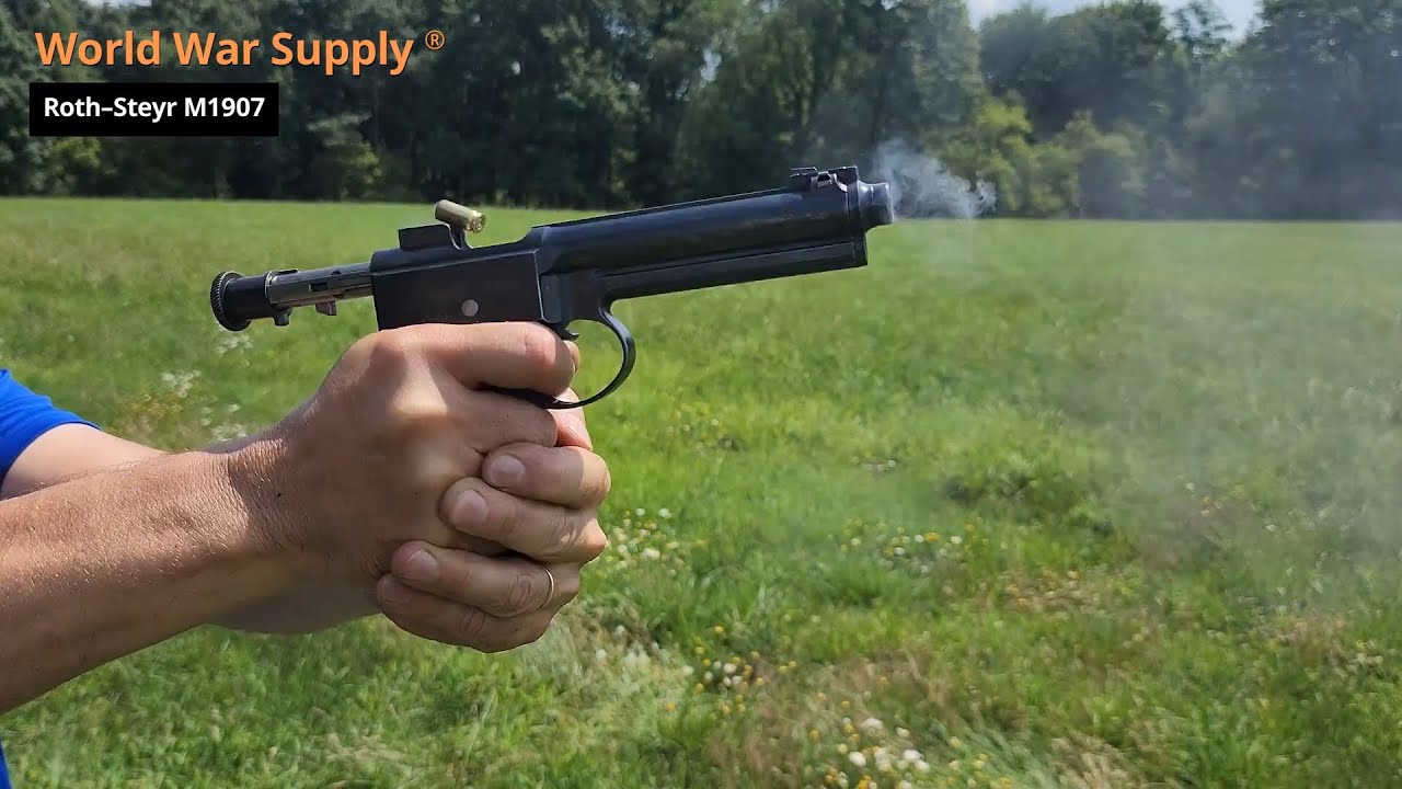 Roth–Steyr M1907: History & Firing