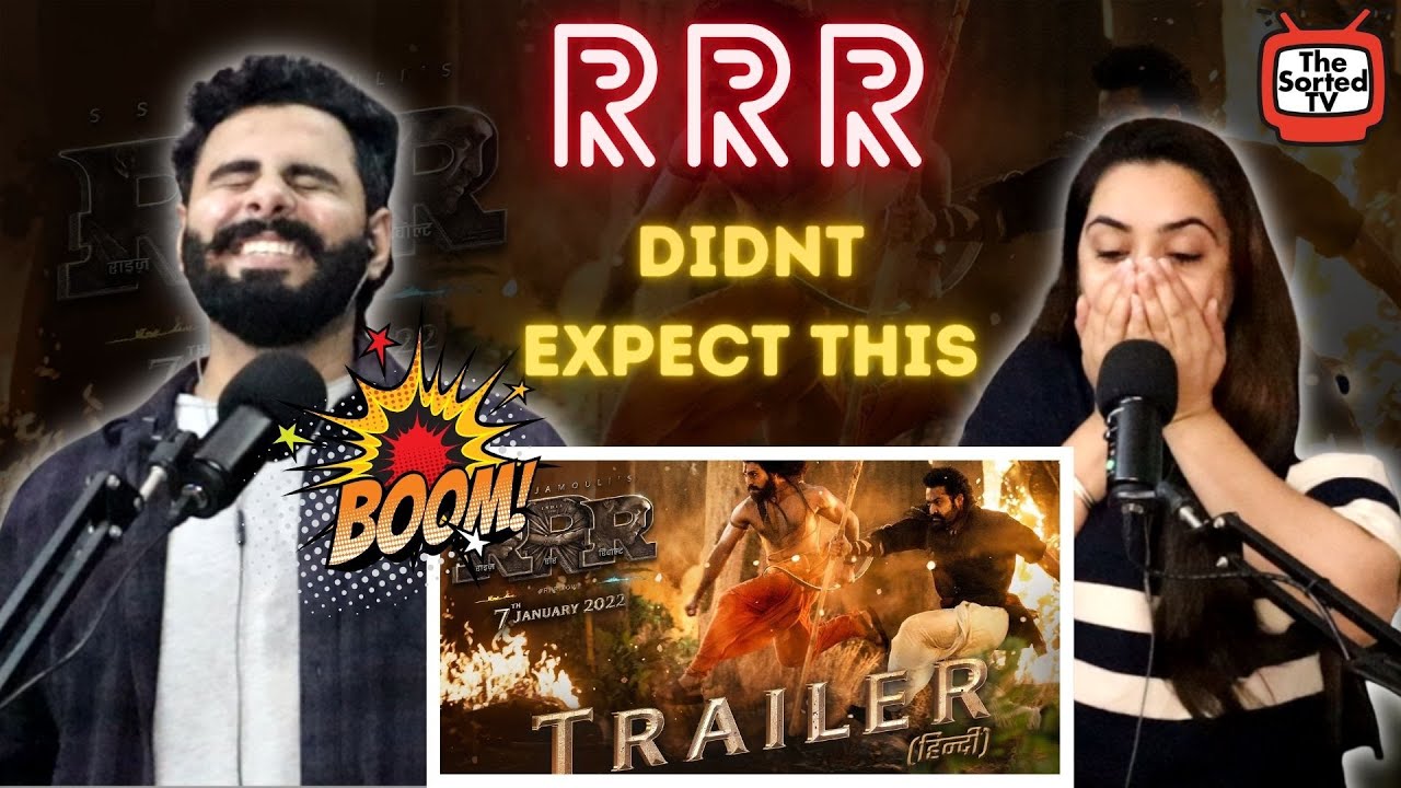 RRR Trailer | NTR, Ram Charan, Ajay Devgan, Alia Bhatt | SS Rajamouli | Delhi Couple Reactions