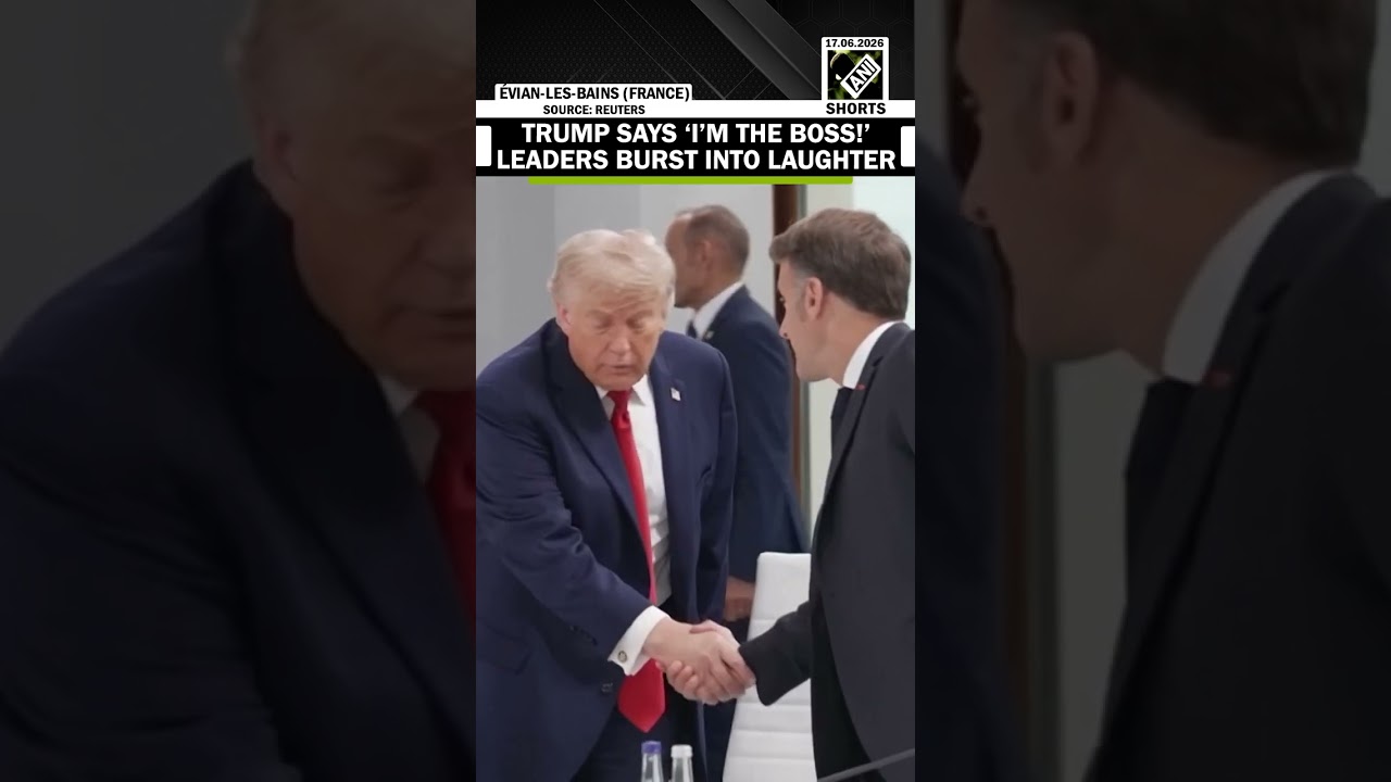 Watch! U.S. President Trump says &lsquo;I&rsquo;m the boss&rsquo; world leaders burst into laughter at G7 Summit