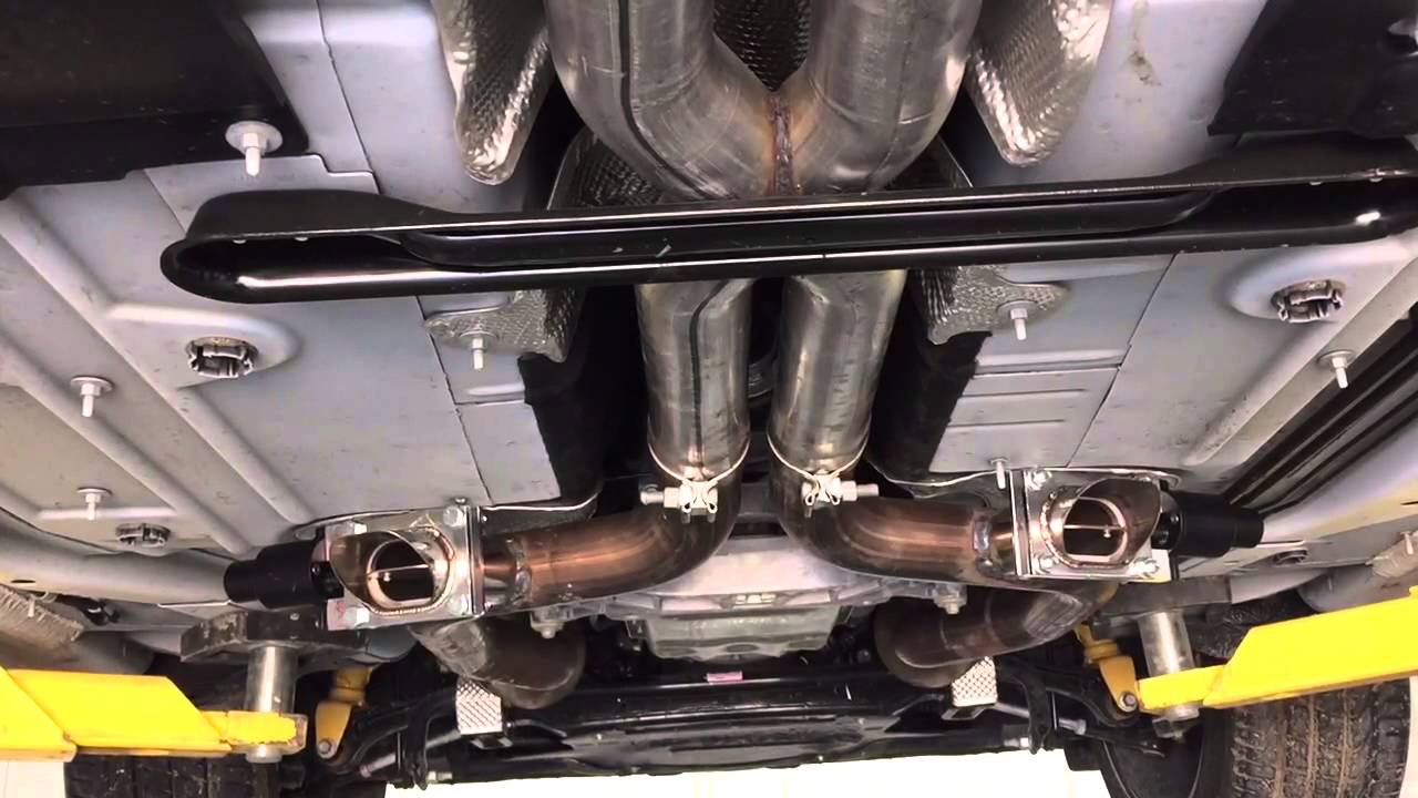 2015 Dodge Charger hellcat exhaust cutouts QTP electric cutouts