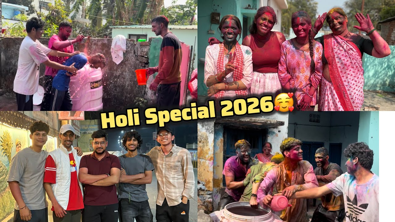 Holi Vlog 2026🥰 Aaj Mere Sath Ye Kya Ho Gya || Day 64/365