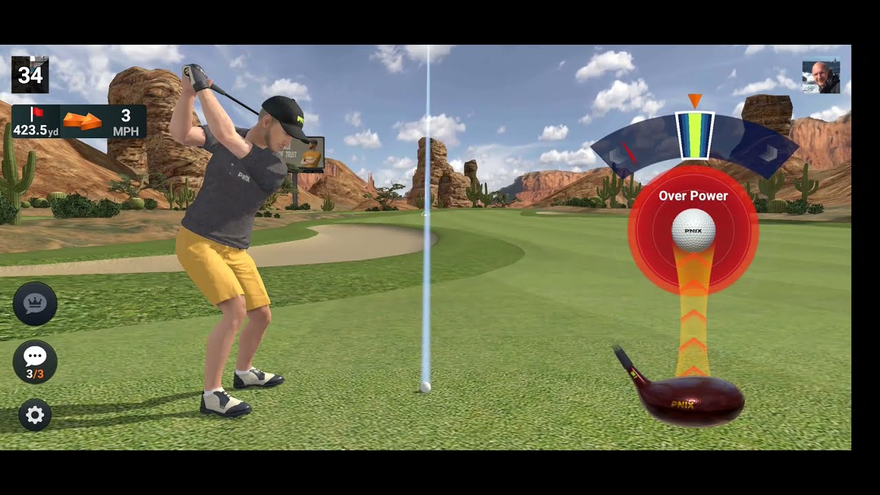 GOLF KING World tour mobile | 1 vs 1 | Rising Star | Stage 4 | Victory | Gameplay