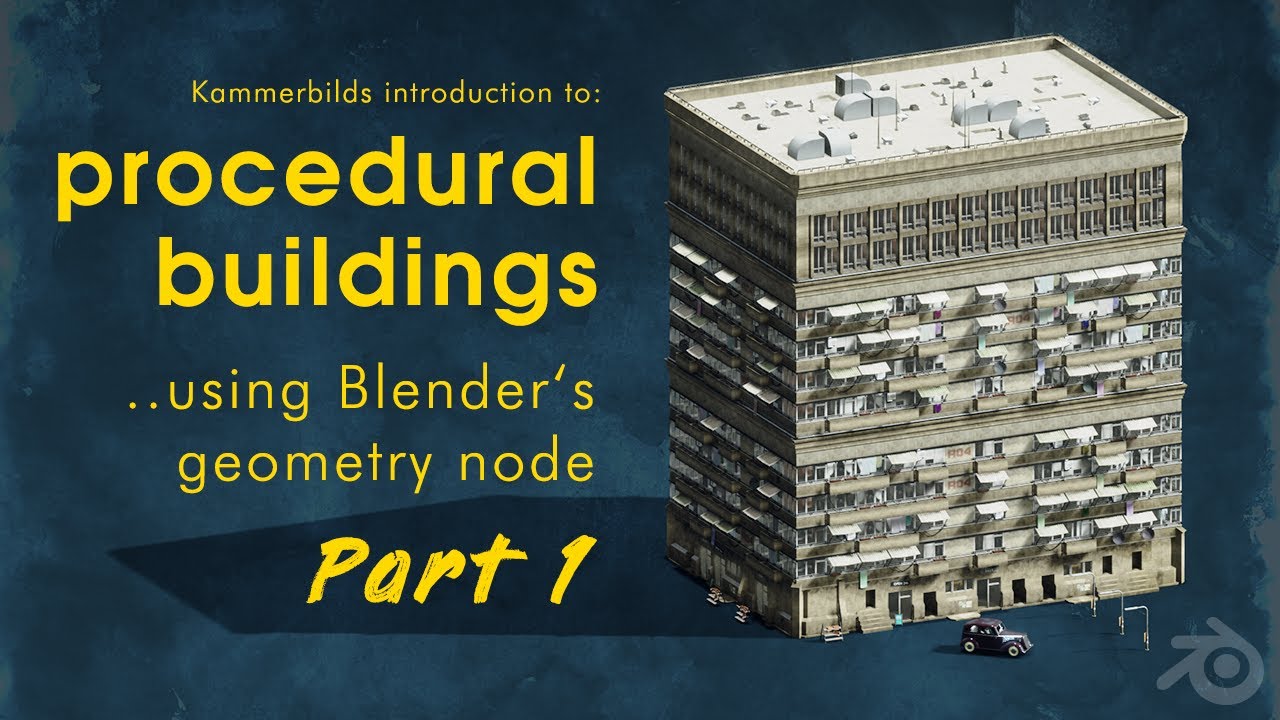 Create a procedural Building in Blender (pt.1) !outdated, check description!
