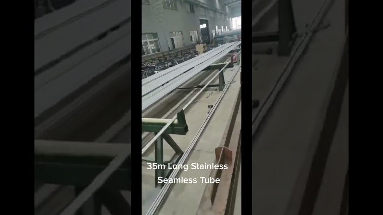 35m long stainless steel seamless tube for heat exchanger use