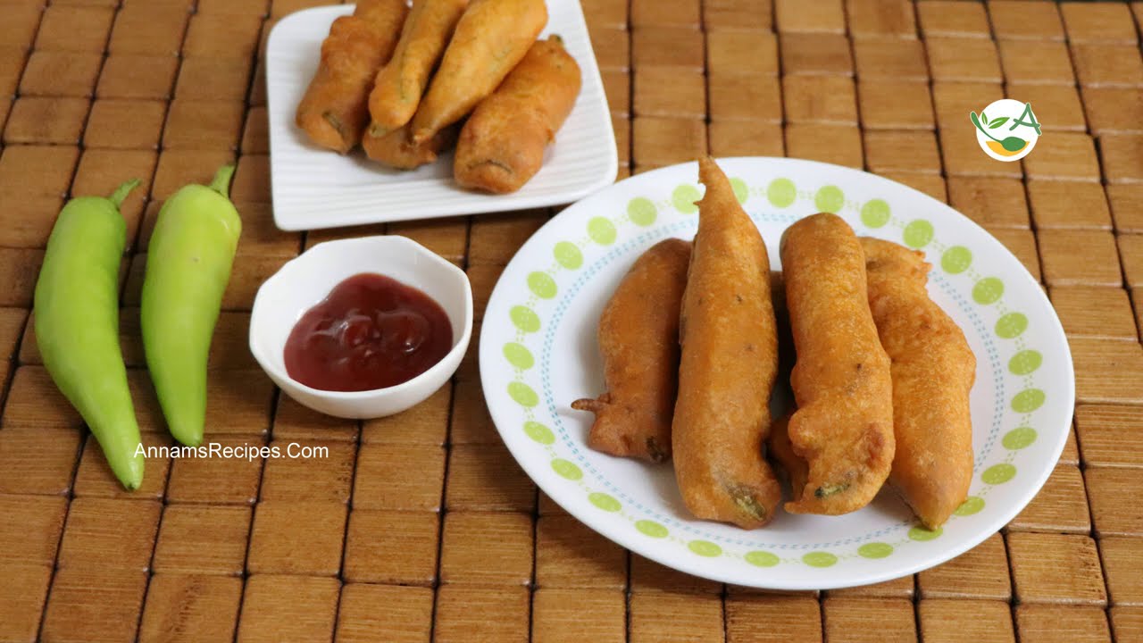 மிளகாய் பஜ்ஜி செய்வது எப்படி | Milagai Bajji in Tamil