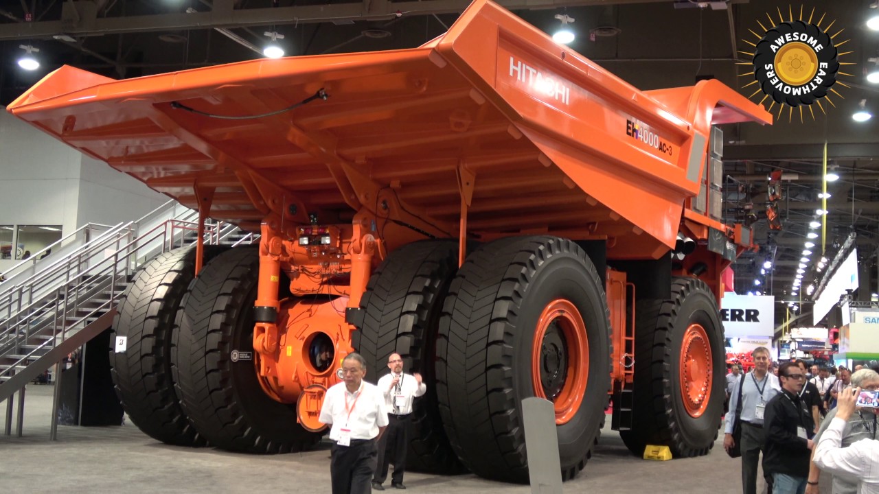 Hitachi's EH4000 mining  haul truck at Minexpo 2016