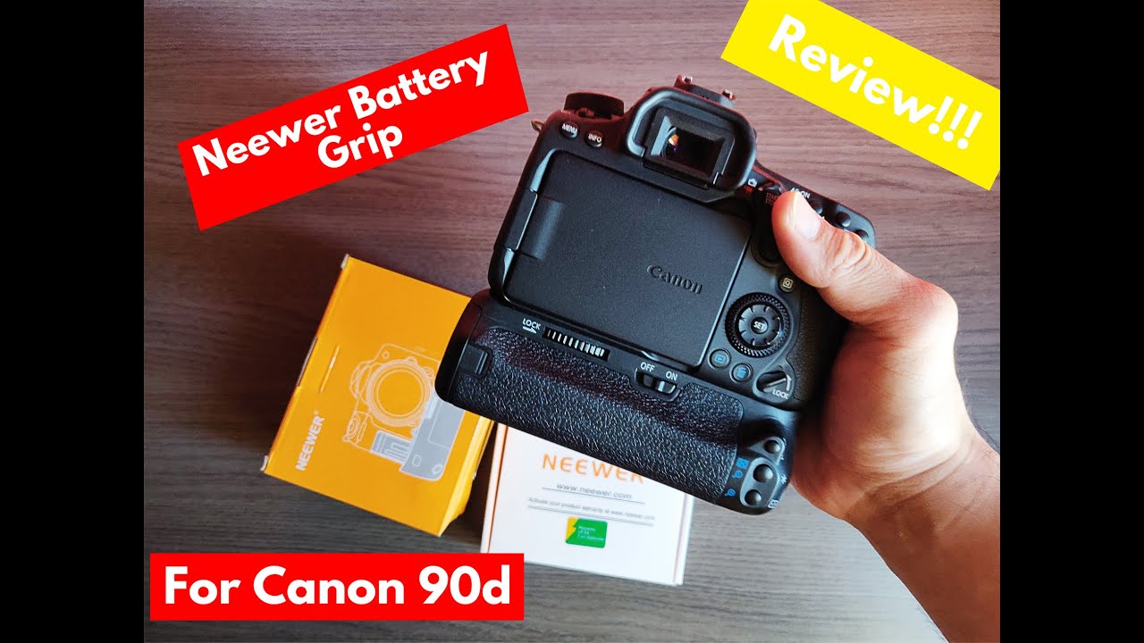 Neewer Battery Grip for Canon 90d BG-E14