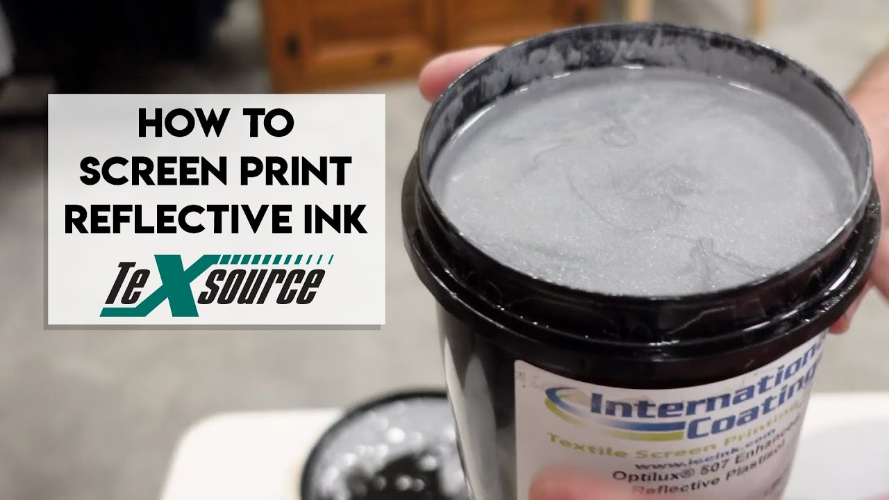How to Screen Print Reflective Ink