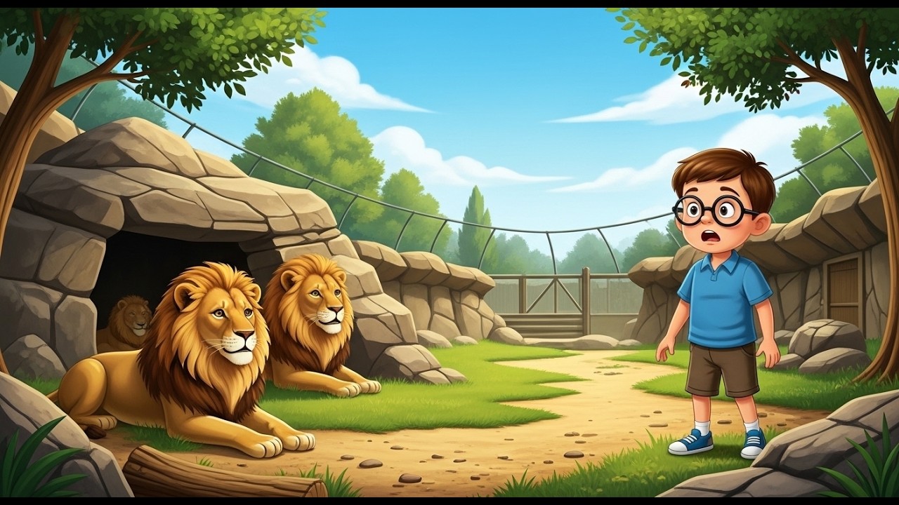 Timmy and the Brave Lion 🦁 | Kids Animated Story #story #animation #badtimestory